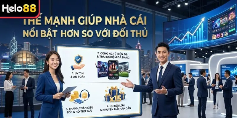 Thế mạnh giúp nhà cái nổi bật hơn so với đối thủ