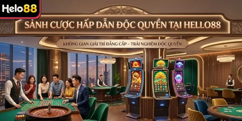 Sảnh cược hấp dẫn độc quyền tại Hello88